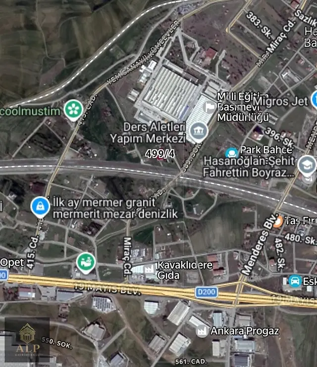 Alp Gayrimenkul'den Hasanoğlanda 394 M2 Konut İmarlı Arsa 3
