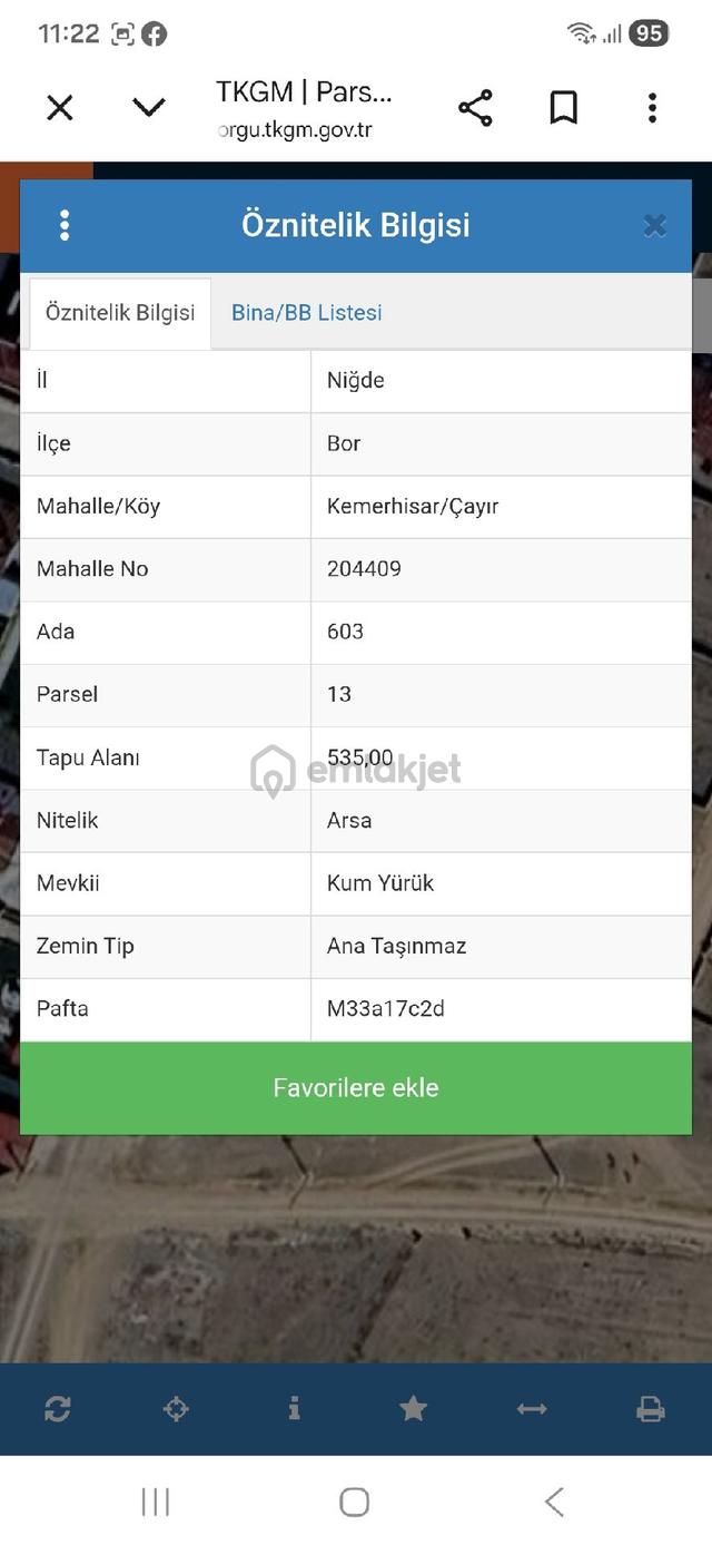 Niğde Bor Kemerhisar/çayır Da Satılık Villa Arsası Niğde Bor Kemerhisar/çayır Da Satılık Villa Arsası