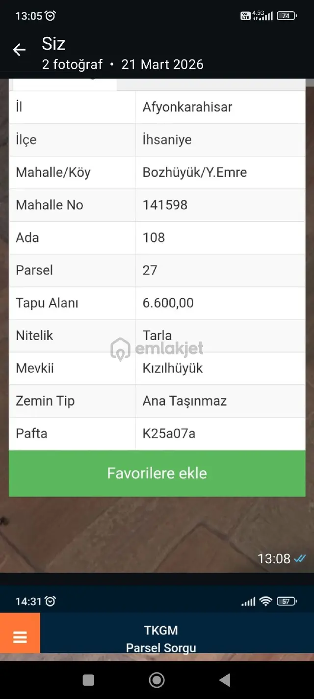 Satılık Tarla 1