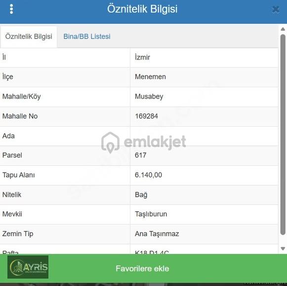 İzmir Menemen'de Satılık 6.140 M2 Depolama Alanına Uygun Tarla İzmir Menemen'de Satılık 6.140 M2 Depolama Alanına Uygun Tarla