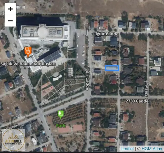 Altınkuleden İncek Tekyapı'da Köşe Parsel Muhteşem Konumlu Arsa