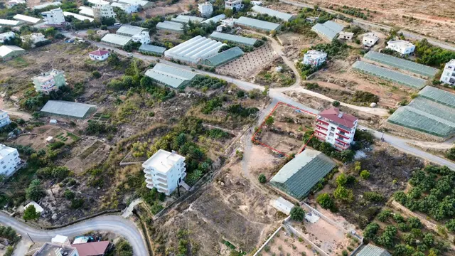 Karakuş Emlaktan Aydıncık Merkezde Deniz Ve Şehir Manzaralı Arsa 3
