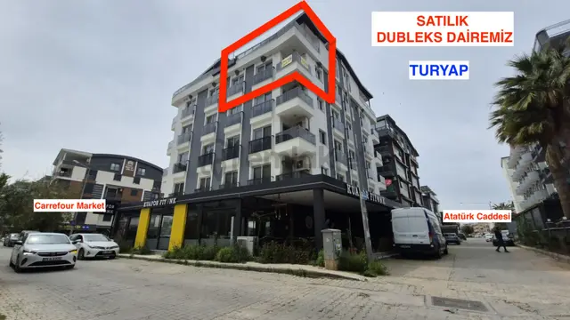 Takasa Açık Altınkum Plajına 250 Mt Asansörlü 3+1 Dubleks Daire 3