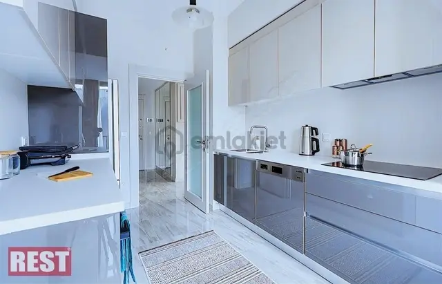 Sur Yapı Rezidans Da Sıfır Tasarım Eşyalı Balkonlu Kiralık Daire 3