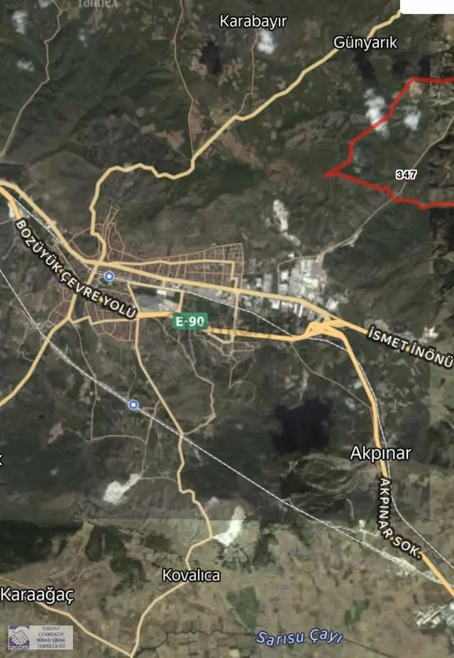 Bilecik Bozüyük'te Yola Cephe Satlık 3.300 M2 Yatırımlık Tarla 3
