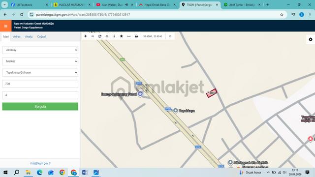 Aksaray Topakkaya Gülhanede Satılık Fırsat Arsa 2