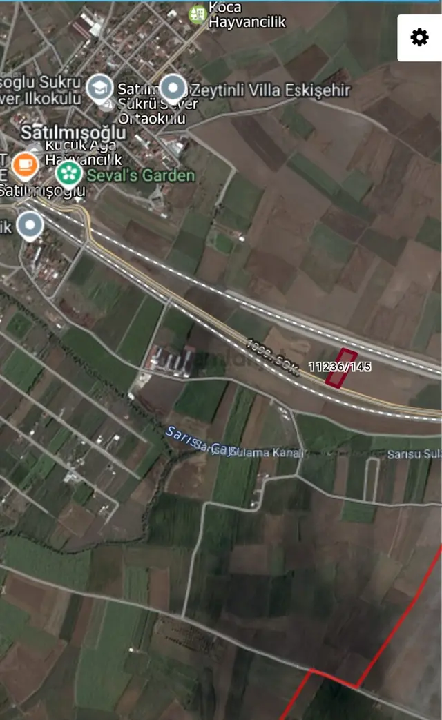 Özdemir'den Satılmışoğlu Mahallesi Satılık 4480 Mt. Tarla 2
