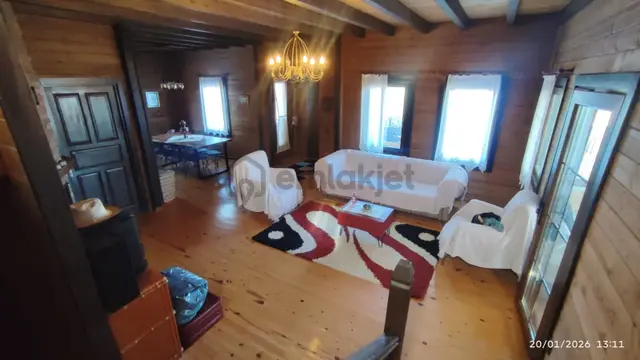 Temelli Olukpınar Botanikköy Satılık (eşyalı) 4+2 Ahşap Villa 5