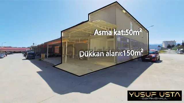 Yusuf Usta Gayrimenkul'den 19 Mayıs Sanayide Kiralık Köşe Dükkan 2