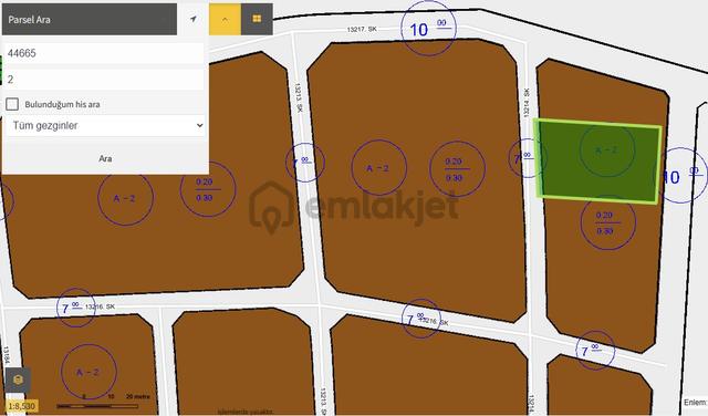 Sarayköy'de 2 Kata İmarlı 1.275 M² Satılık Villa Arsası 5