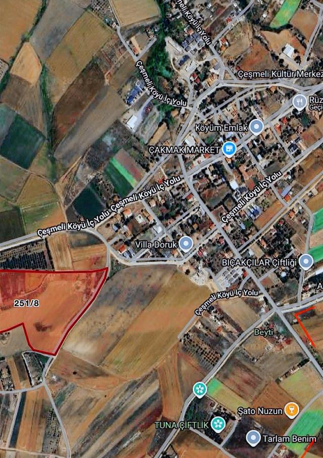 Tekirdağ Marmaraereğlisi Çeşmelide Köyün İçinde Yatırımlık Tarla 3