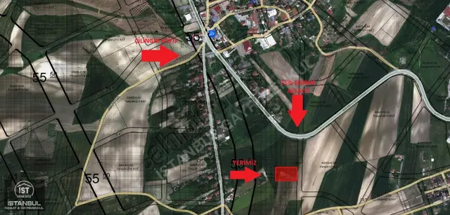 Arnavutköy Çilingir'de Eski Edirne Asfaltı'na Cephe Ticari Arsa 1