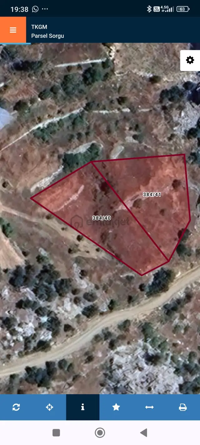 Alanya Karapınar Mah.ballık Mevkii Satılık 1230 M2 Tarla