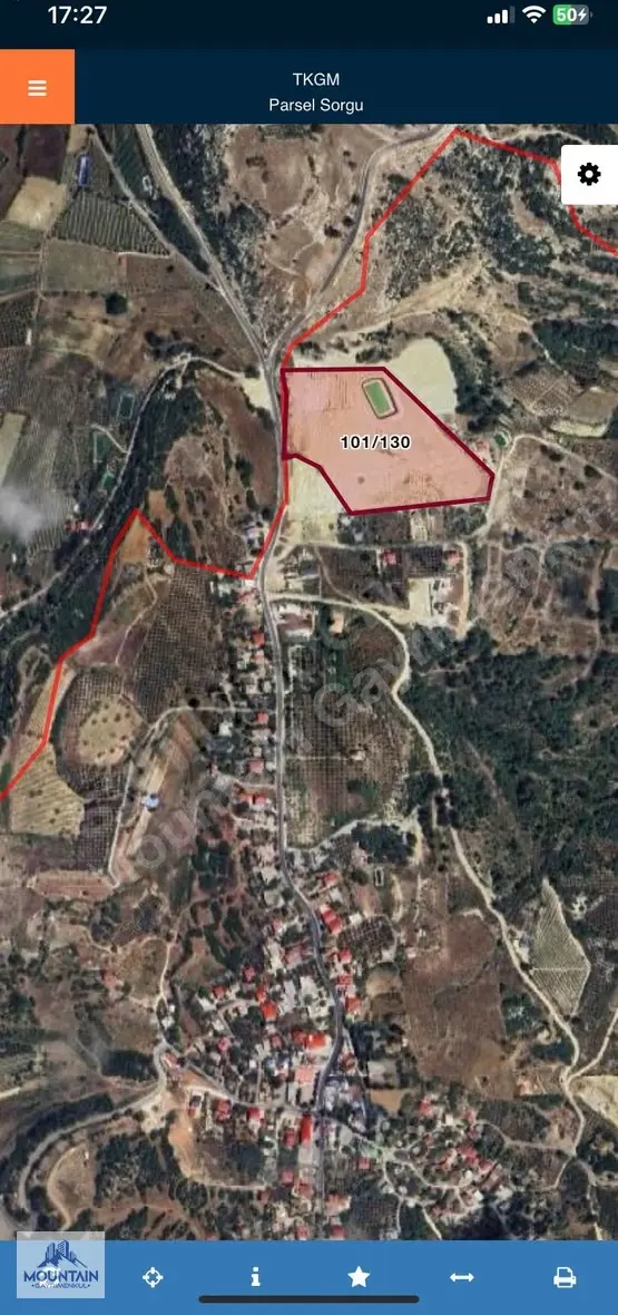 Mersin Mezitli Kuzucubelen'de Satılık 33.5 Dönüm Manzaralı Tarla 3