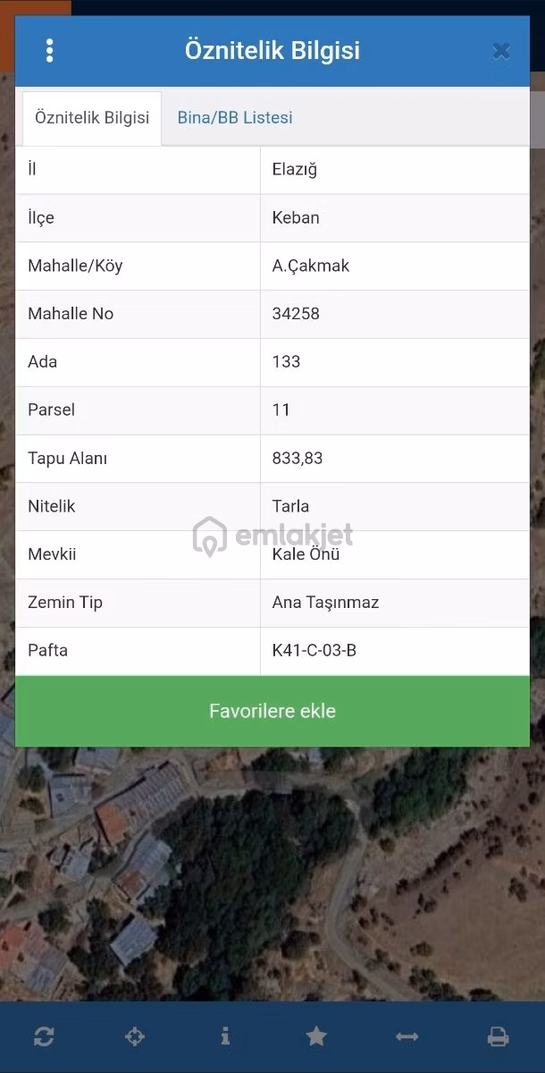 Gelişen Bölgede Geleceğe Yatırım: 833 M² Müstakil Tapulu Tarla 2