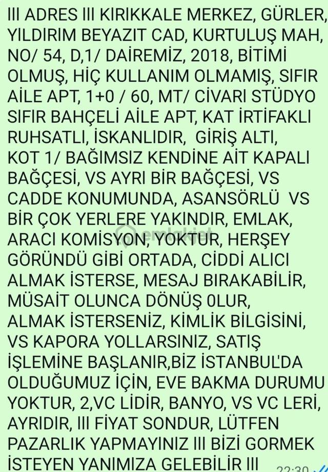 Sahibinden Lll Klrlkkale Merkez Lll 1, Milyon Lll Resim Bölümünde Yazar Lll 4