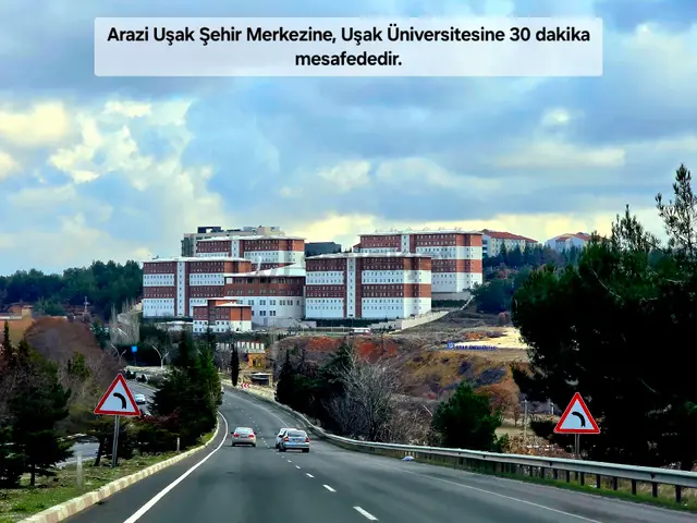 Uşak Karahallı Külköy'de 1207 M² Ağaçlı Tarla. Köy İlçe Toki O.sanayi Manzaralı. Açıklamayı Okuyunuz 2