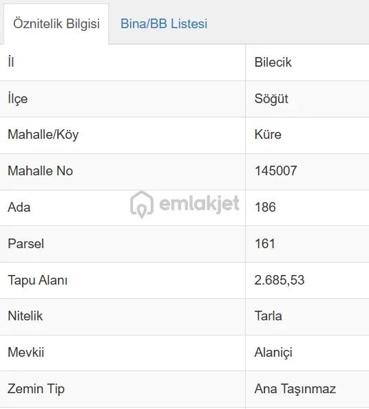 Century 21 Vizyon'dan Söğüt Küre’de Satılık Tarla 3