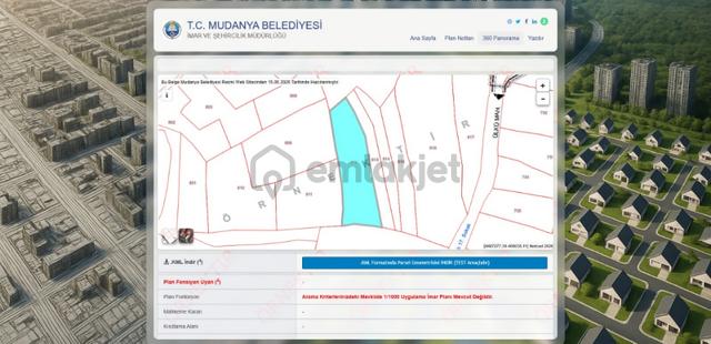 Mudanya Yörükali Mahallesinde Satılık Zeytinlik Mudanya Yörükali Mahallesinde Satılık Zeytinlik 1