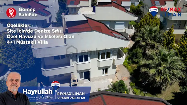 Gömeç Sahilde Müstakil Havuzu Ve İskelesi Olan Satılık 4+1 Villa Gömeç Sahilde Müstakil Havuzu Ve İskelesi Olan Satılık 4+1 Villa