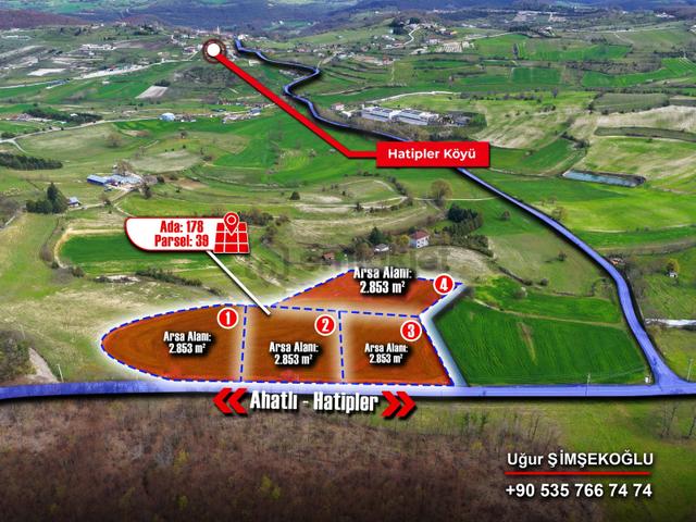 Tbc Gayrimenkul | Gebze Hatipler 2.853 M² Ana Yola Cepheli Arsa 3