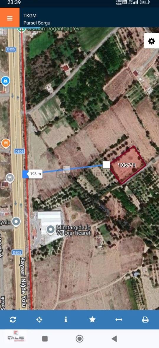 Ana Yola 200 Metre Mesafede 4.134 M2 Tek Tapu Arsa Uygun Fiyata 3