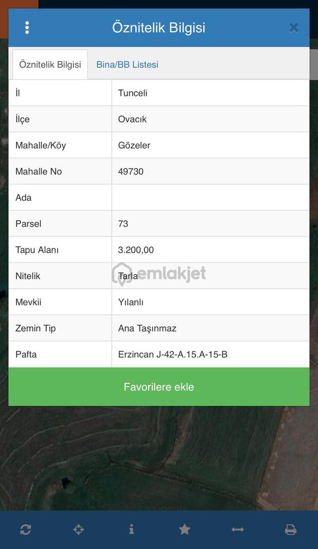 Ovacık Gözeler’de 3.200 M^2 Genişliğinde Yatırımlık Dev Parsel 1