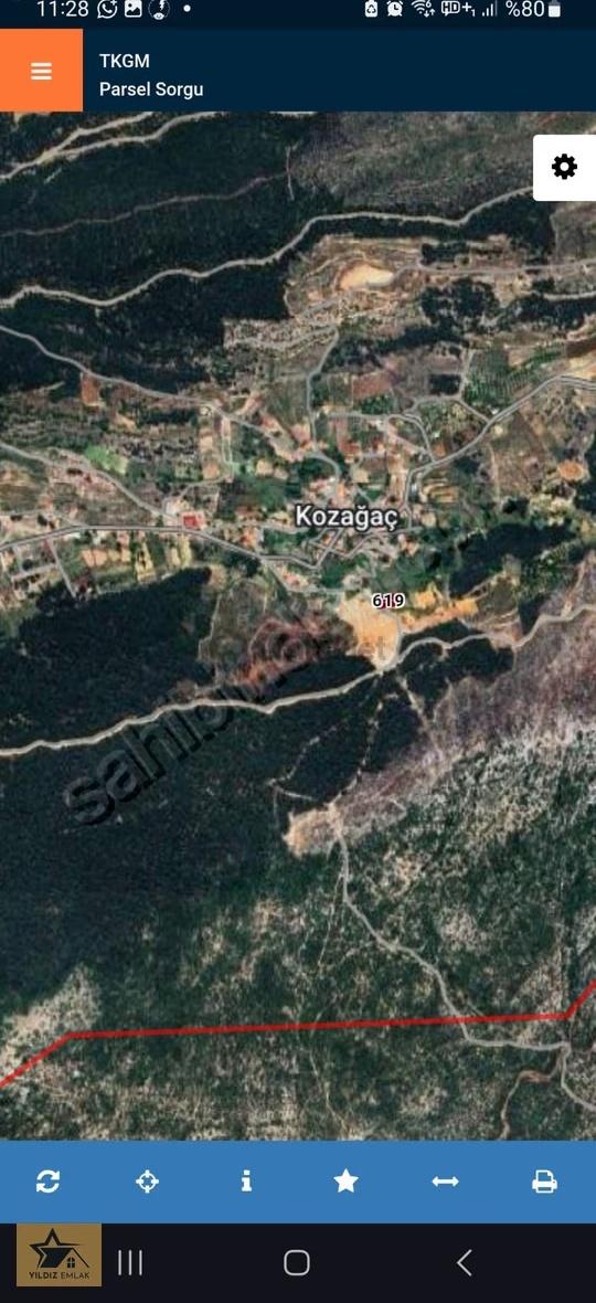 Muğla'nın Yaylası Kozağaç Mah Satılık Manzaralı Bakımlı Arsa 5