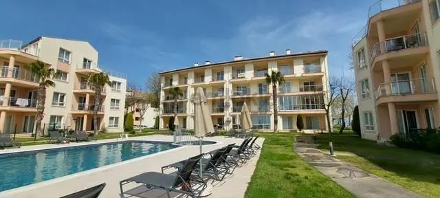 Kuşadası Golf & Spa Resort Full Deniz Manzaralı Eşyalı Satılık Dubleks 1+1 1