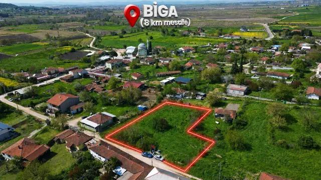 Biga Hacıköy’de 3’e Bölünebilir 1.865 M² Fırsat Arsa 3