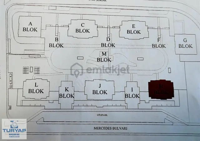 Avrupark Hayat Projesi H Blok Altı Cadde Üzeri Kiralık Dükkan 3