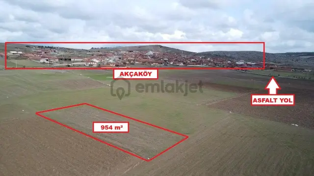 Kütahya Altıntaş Akçaköy' De 954 M2 Satılık Tarla 4