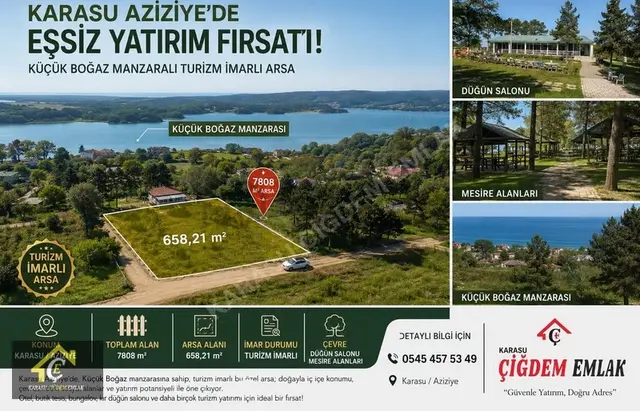 Karasu Da Küçük Boğaz Manzaralı Mesire Alanları Yanında Arsa 1