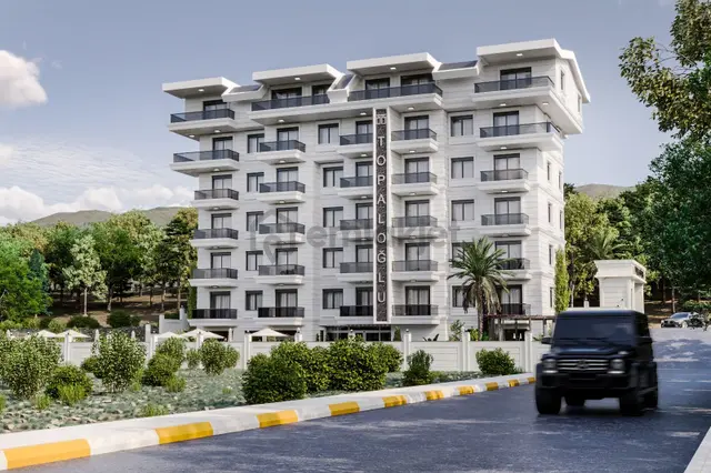 Gazipaşa Pazarcı'da Satılık Deniz Manzaralı Lüks 1+1 Daire 2