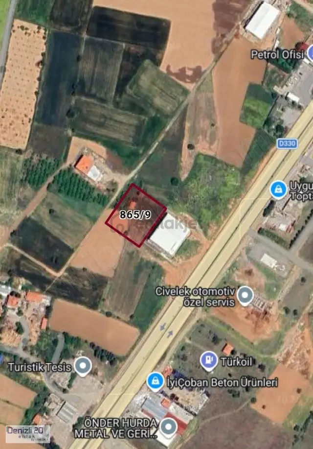Tavas Muğla Yolu Üzerinde Ticari Arsa 2