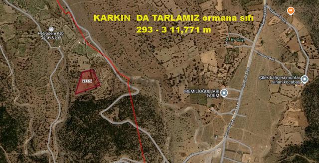 Karkında Satılık 11,771 Dönüm Tarla 2