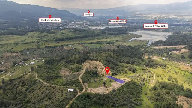 Yukarıkızılca Da Satılık 1.103 M² Gölet Manzaralı Tapulu Bahçe 2