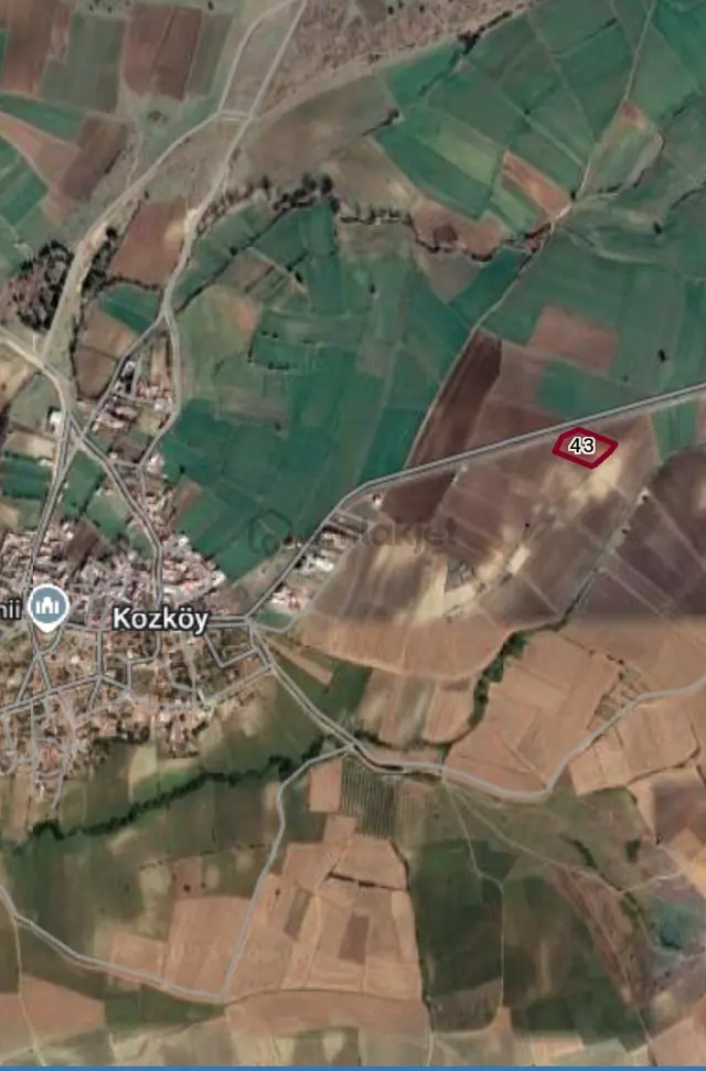 Edirne Kozköy’de Yola Cepheli 4.800 M² Satılık Tarla 1