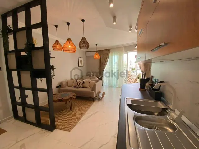 Girne Karaoglanda - Elite Site İcerisinde 1+1 Bahce Kat Daire 3