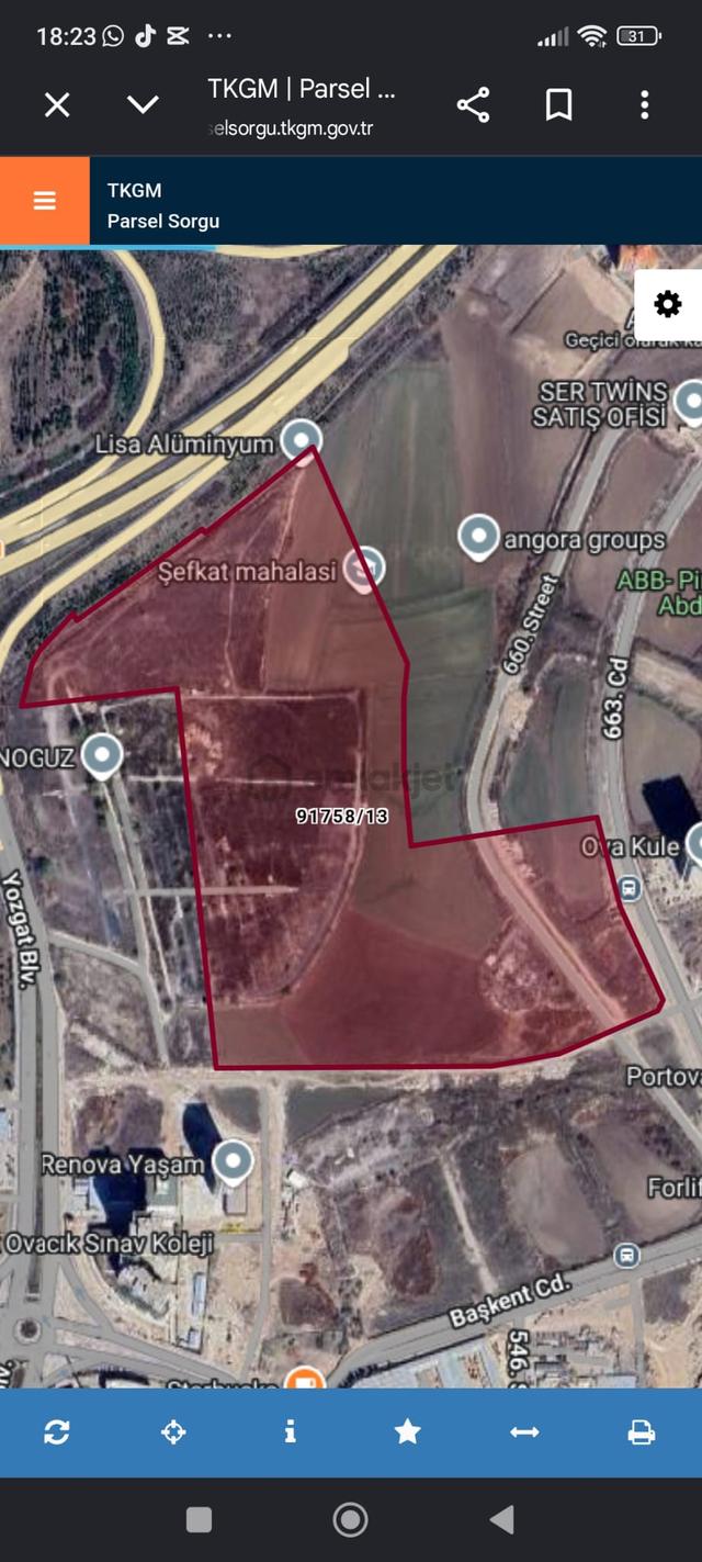 M.ç. Emlaktan Keçiören Ovacık Da Satılık 65 M2 Arsa 5
