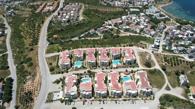 Didim Mavişehirde Denize 700 Metre Havuzlu Sitede 3+1 Dubleks 3