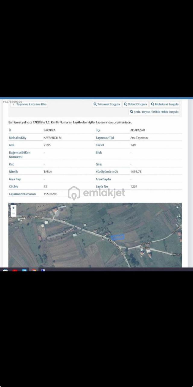 Kayrancık İmara Yakın Satılık Tarla Kayrancık İmara Yakın Satılık Tarla