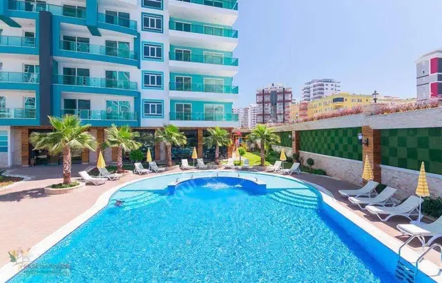 Olimpia Garden Res.'te Havuz Manzaralı Geniş 1+1 Eşyalı Daire 3
