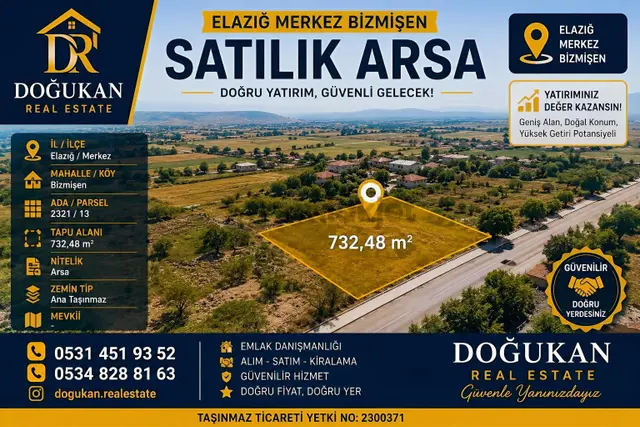 Doğukan Real Estate | Bızmişen 732m² Satılık Arsa 1