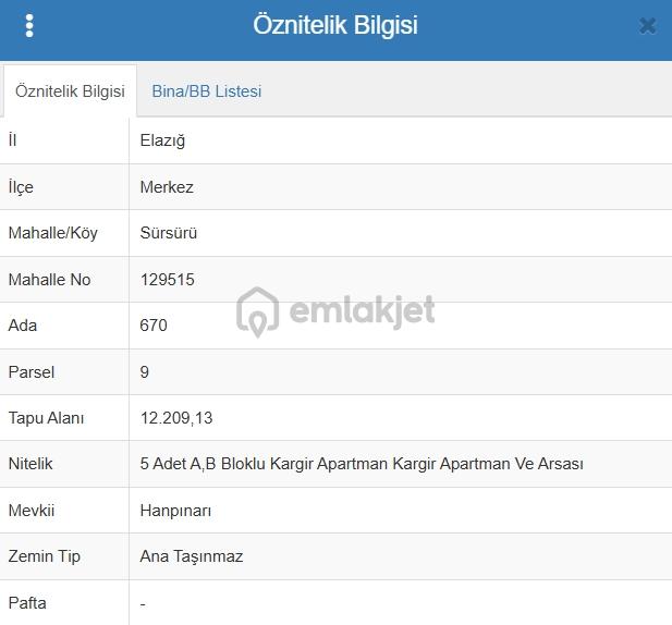 Turanlardan Hisseli Arsa Payı 110 Daire Merkez Konumda 3