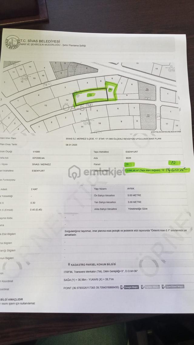 Damla Emlaktan Esenyurt Ta Kat Karşılığı Villa Arsası 3
