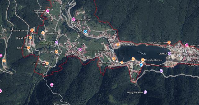 Trabzon Uzungölde Satılık 402 M2 Arazi 4