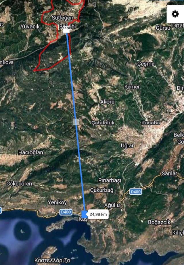 Satılık Kaş Sütleğen’de Müstakil Tapulu 1.100 M² Tarla+müstakil Ev 4