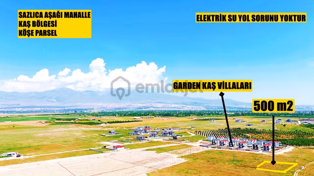 Sazlıca Aşağı Mahalle Kaş Mevki Köşe Parsel 500 M2 Arsa Sazlıca Aşağı Mahalle Kaş Mevki Köşe Parsel 500 M2 Arsa