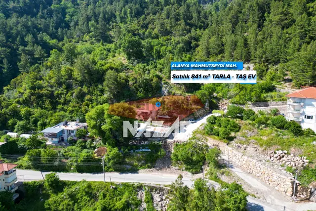 Alanya Mahmutseydi’de 841 M² Satılık Tarla Ve 1+1 Eşyalı Ev 3